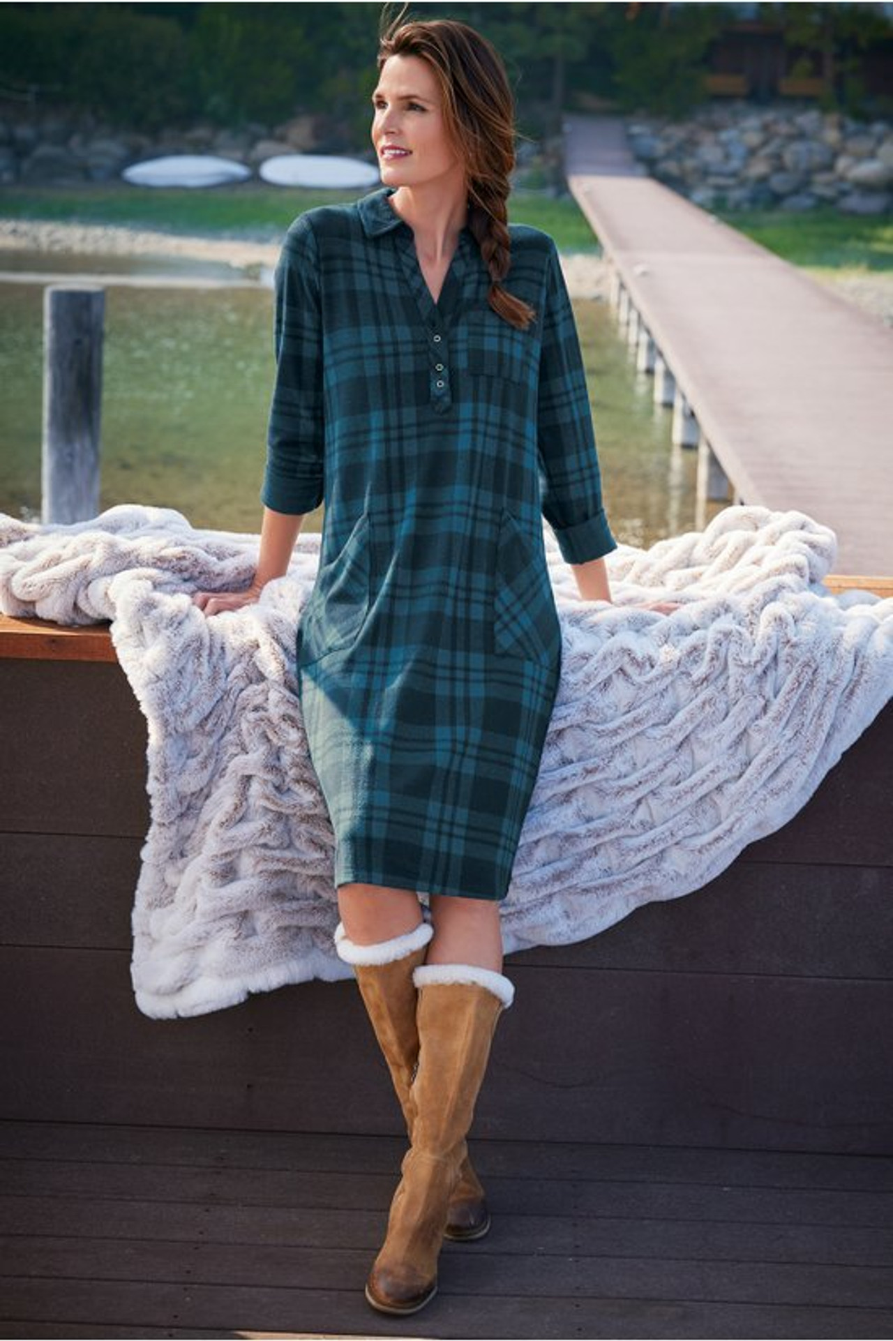 Paramount Plaid Dress