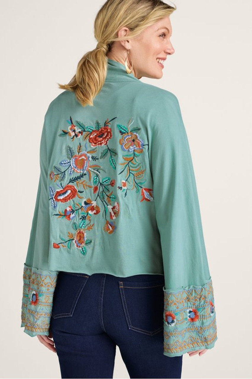 Zerah Embroidered Topper