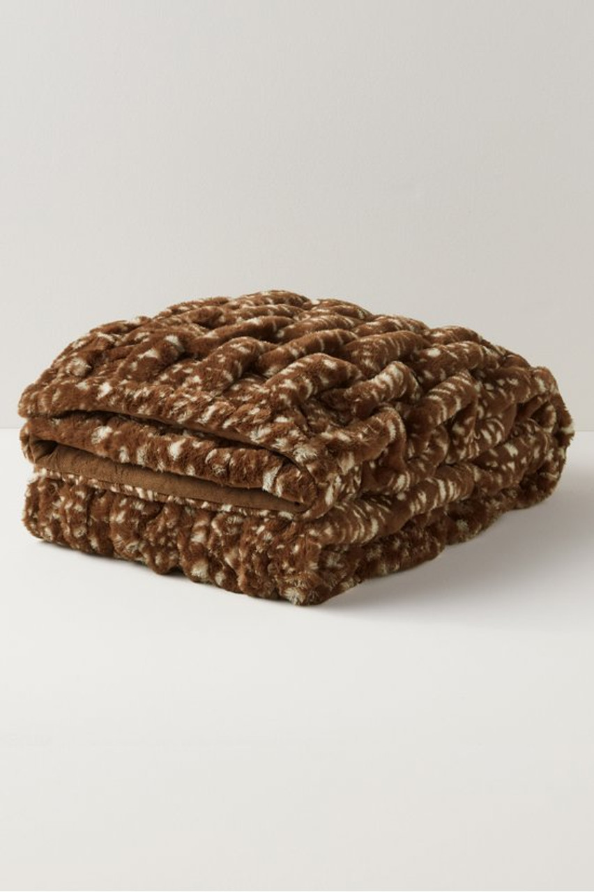 La Parisienne Faux Fur Throw