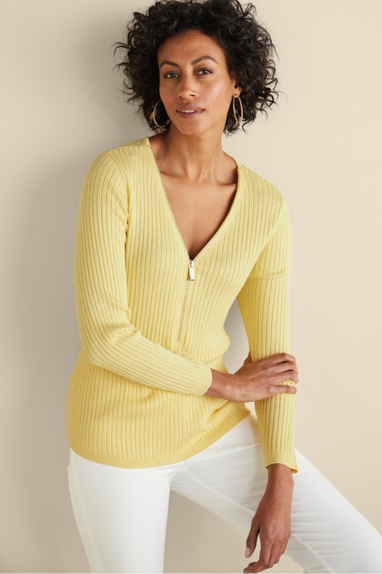 SoftEssential™ Ribbed Valentina Sweater