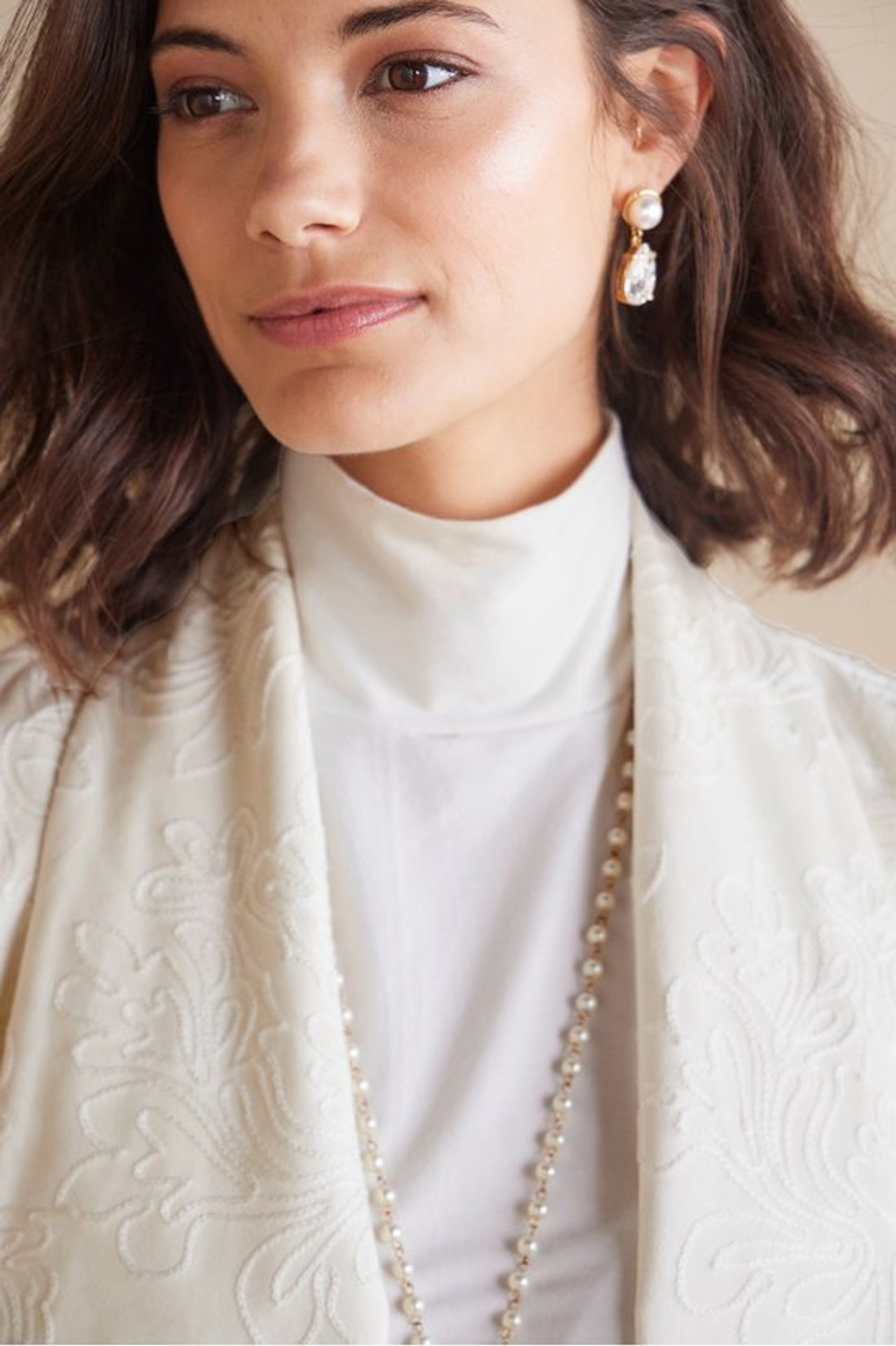 Shape Drape Faux Suede Jacket