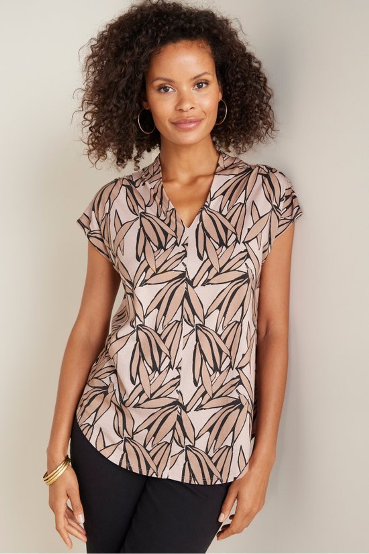 Twilight Luau Printed Tunic