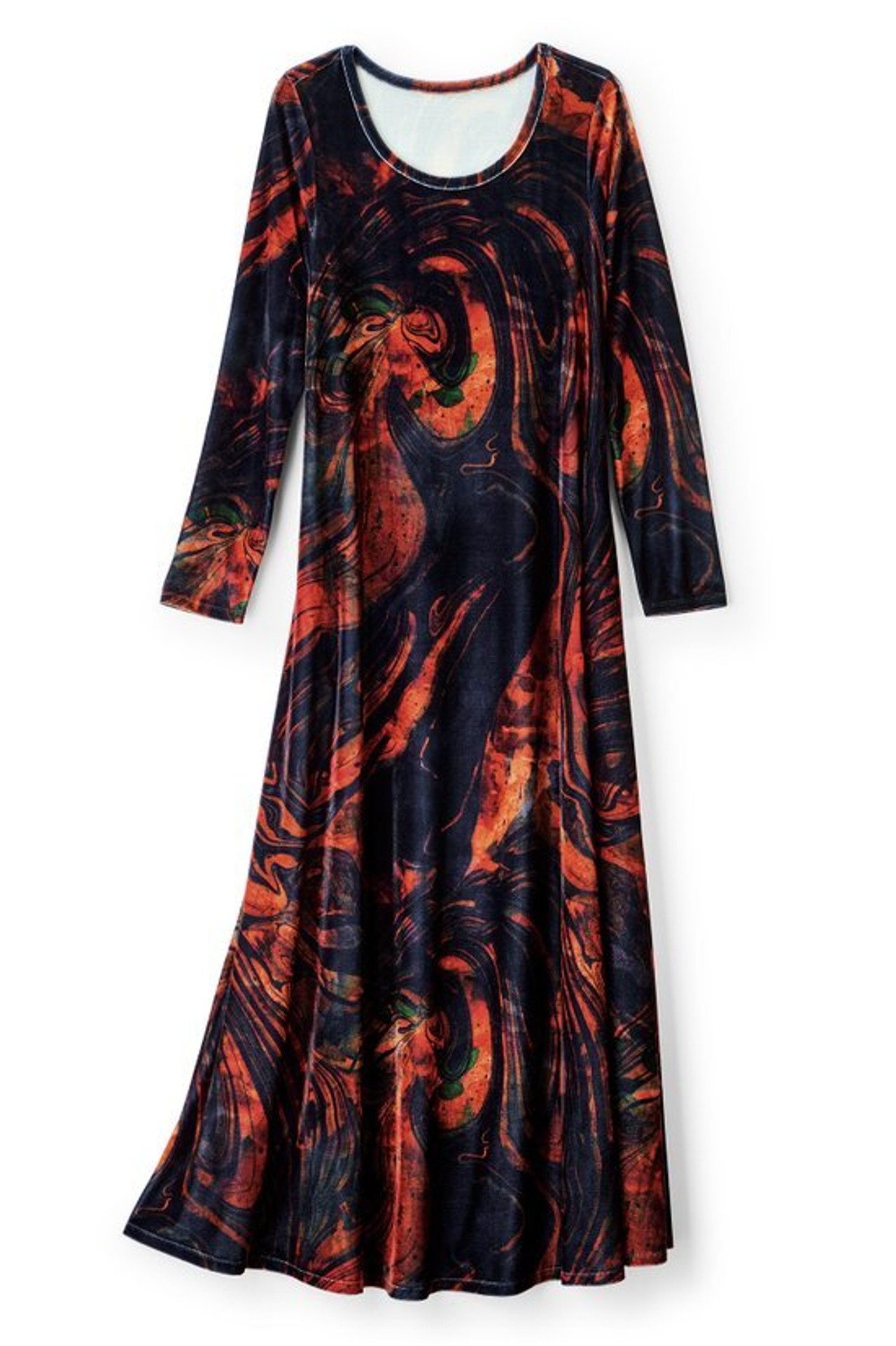 Santiago Stretch Velvet Dress1562