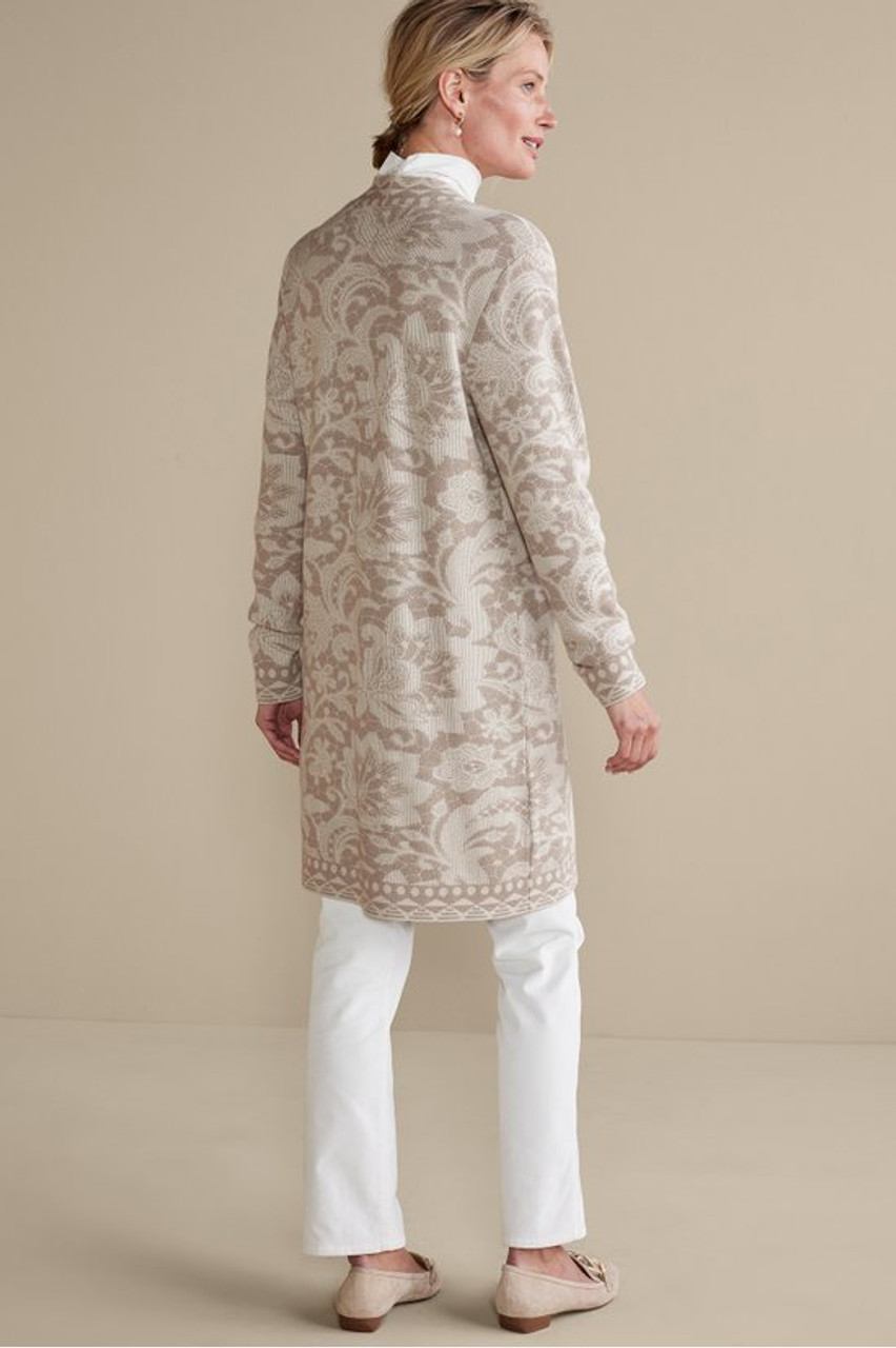 Ivy Shimmer Long Cardigan