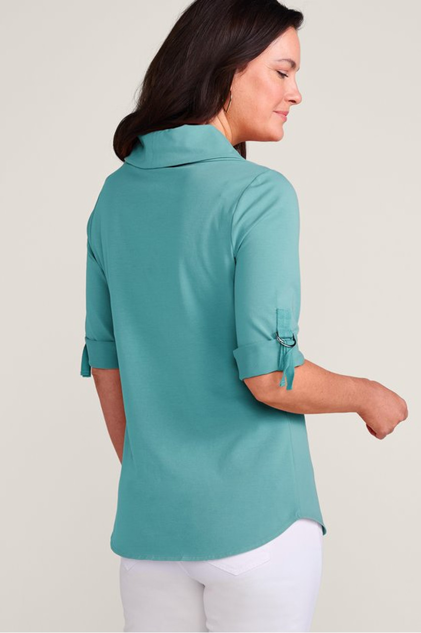 Madison Cowl Neck Tee