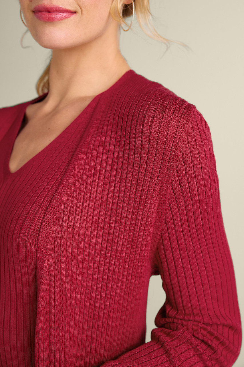 SoftEssential™ Ribbed Long Cardi1483