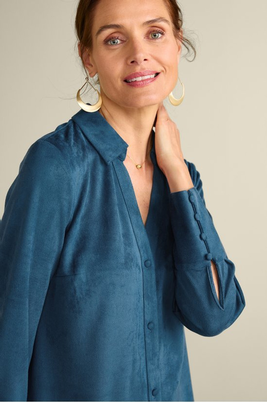 Vida Faux Suede Tunic