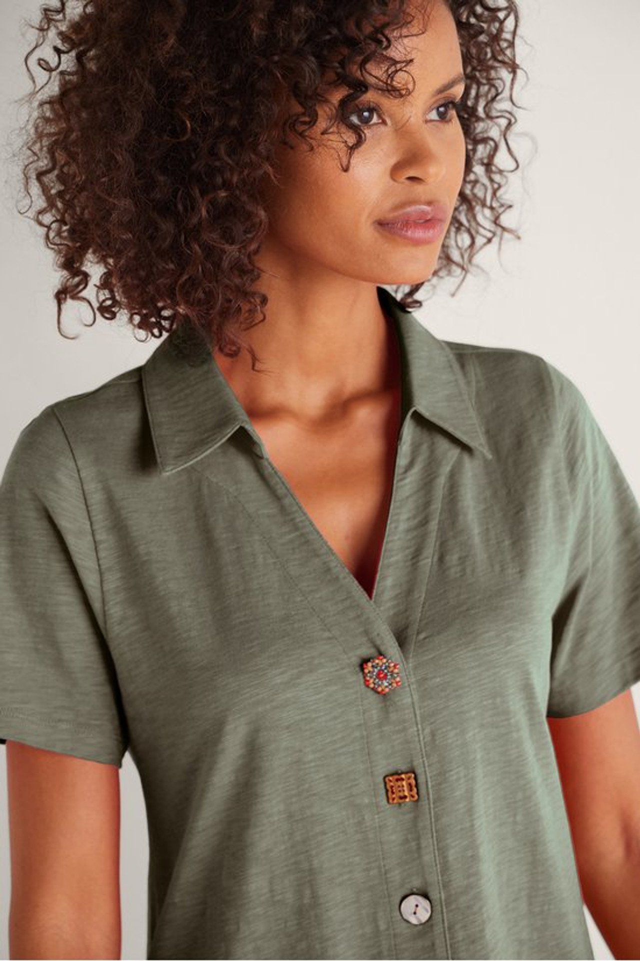 Danielle Button Dress1338