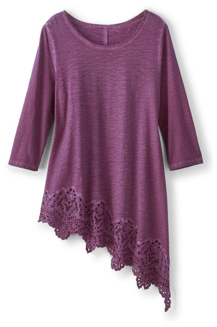 Ayesha Lace Trim Tunic