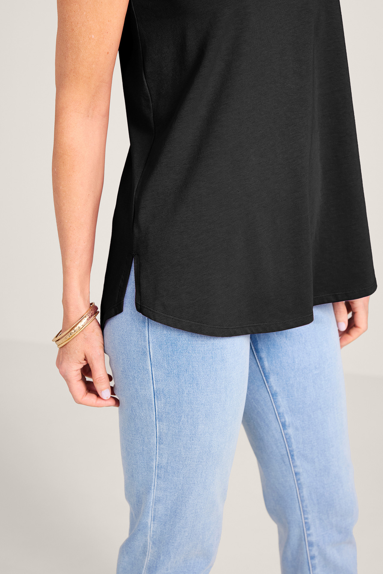 SoftEssential™ Supima® Isabel Sleeveless Tunic