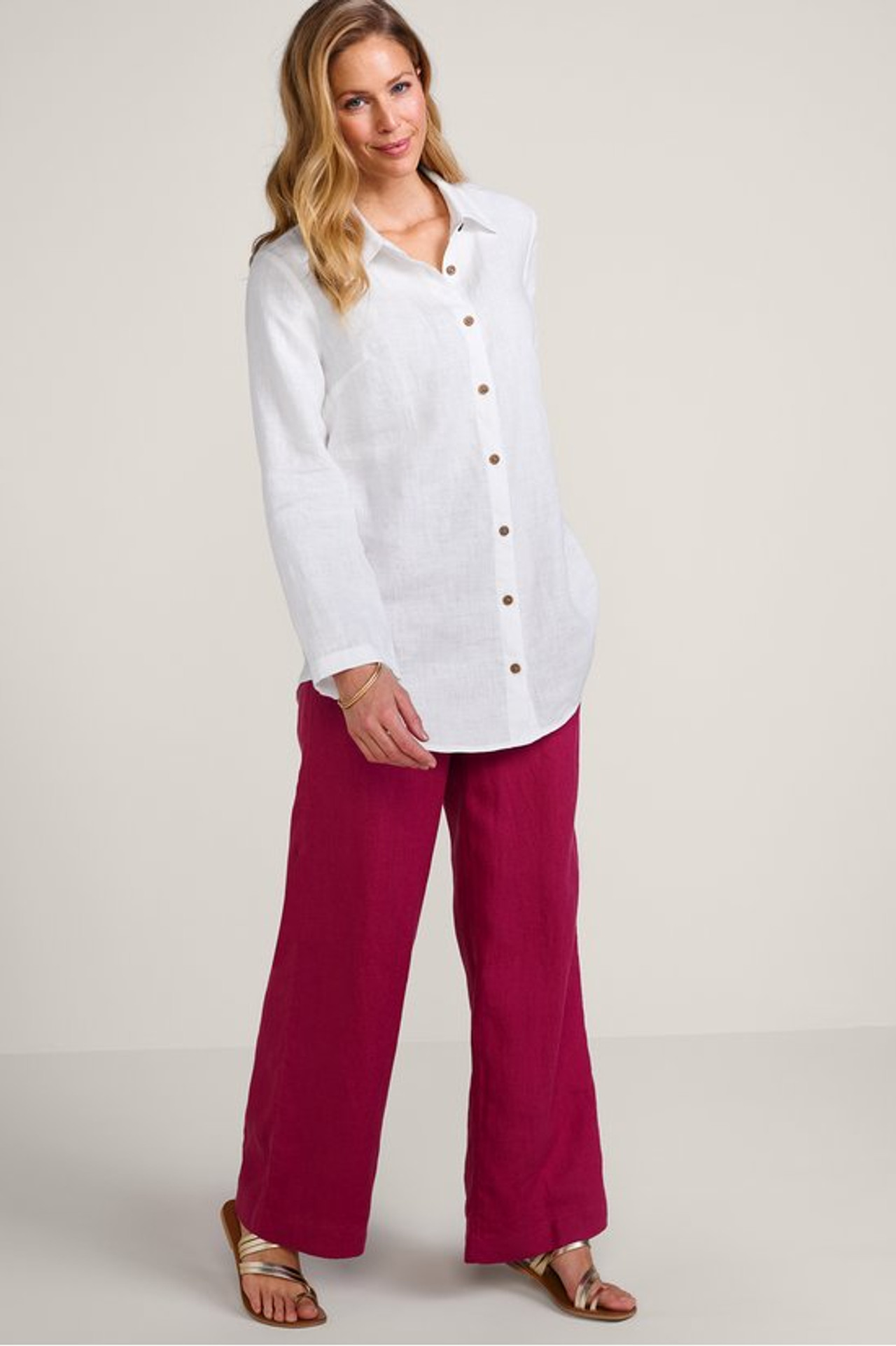 Outer Banks Linen Big Shirt
