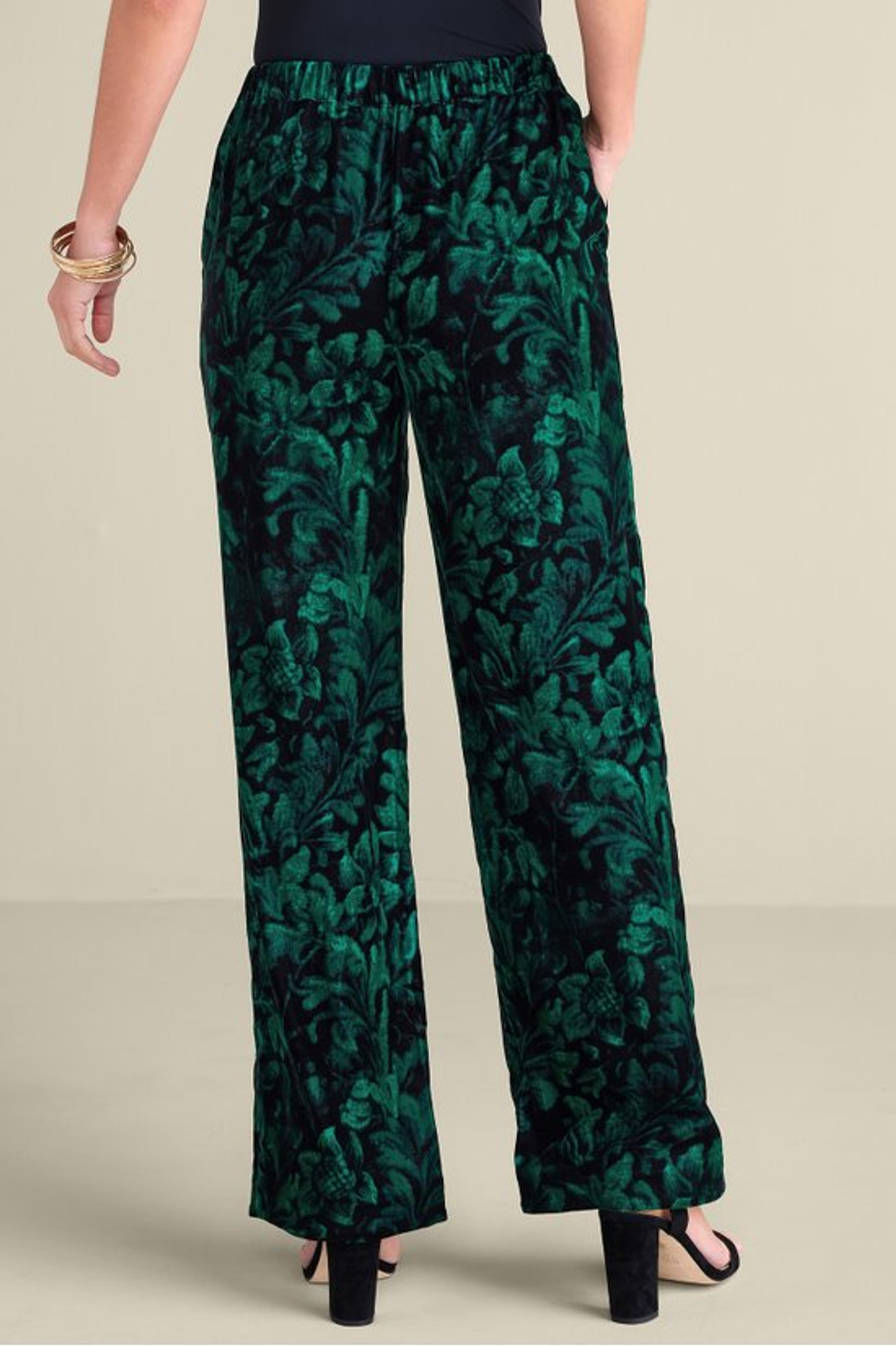 Aria Velvet Wide Leg Pants
