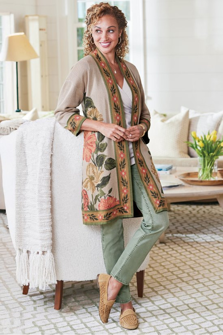 Moxie Jacquard Cardigan