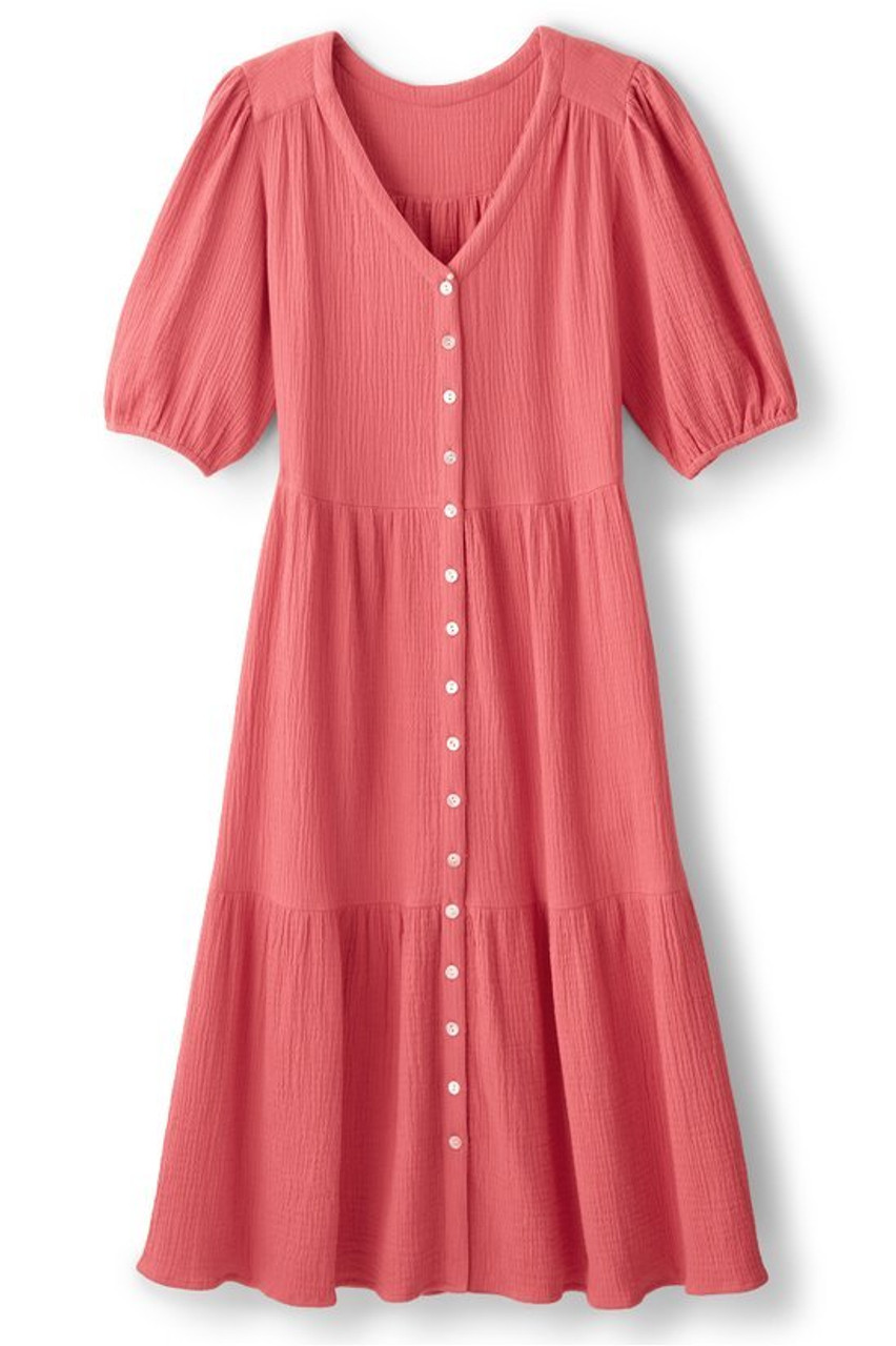 Arielle Gauze Midi Dress