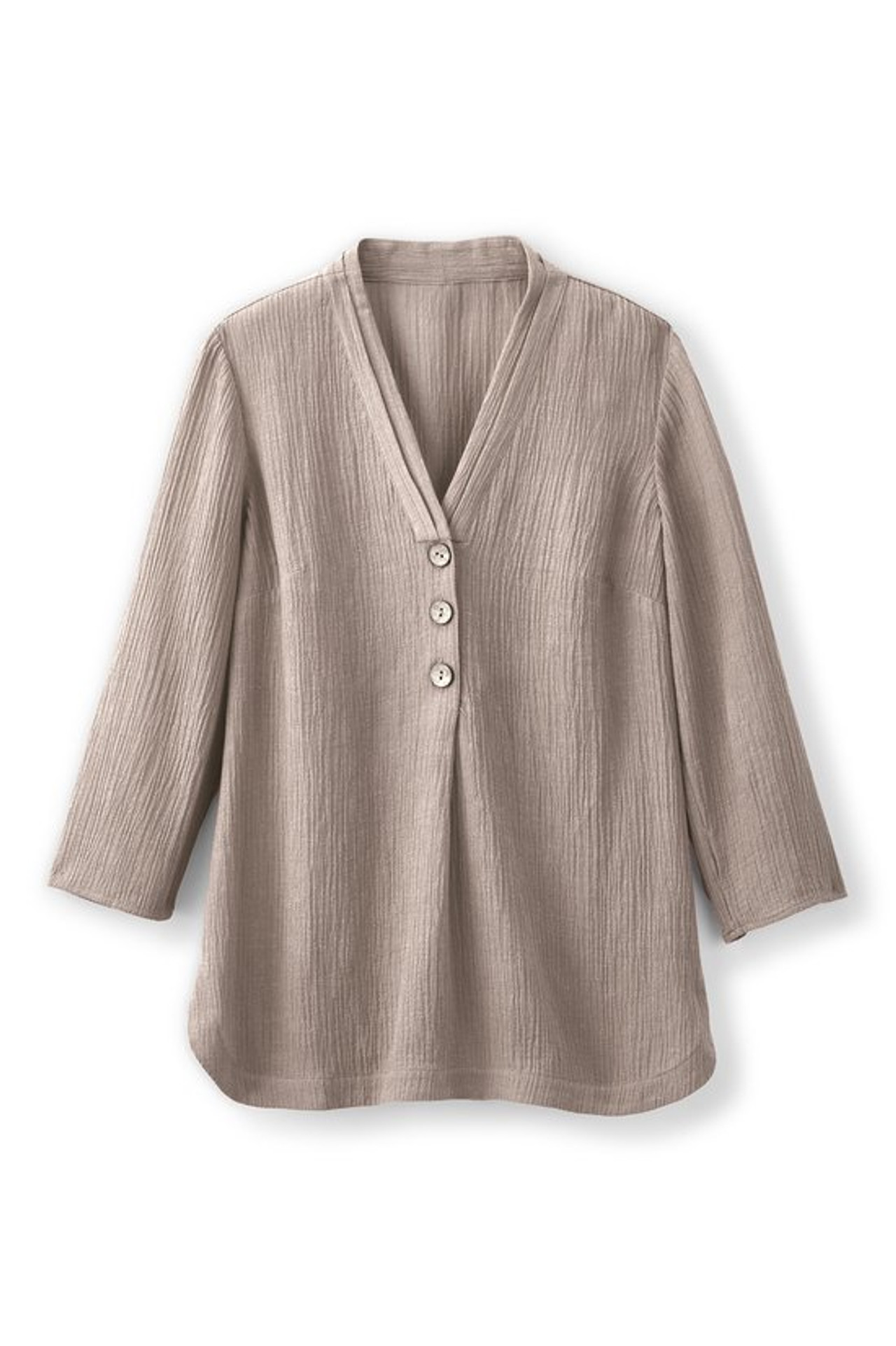 Oceo Gauze Button Tunic