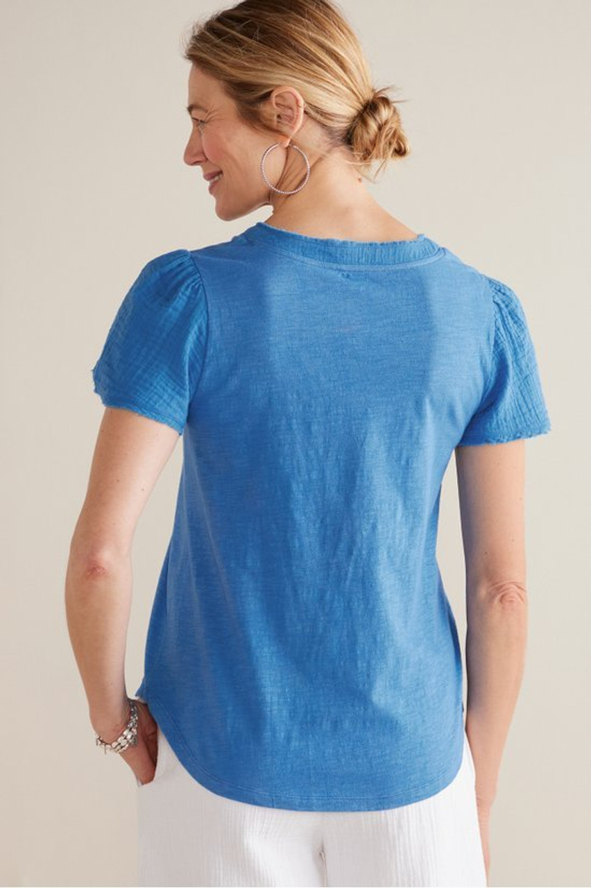 Philippa Gauze Sleeve Tee