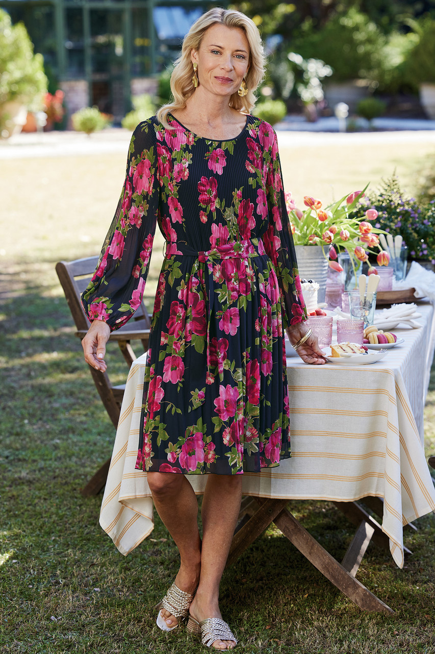 Ondine Pleated Dress