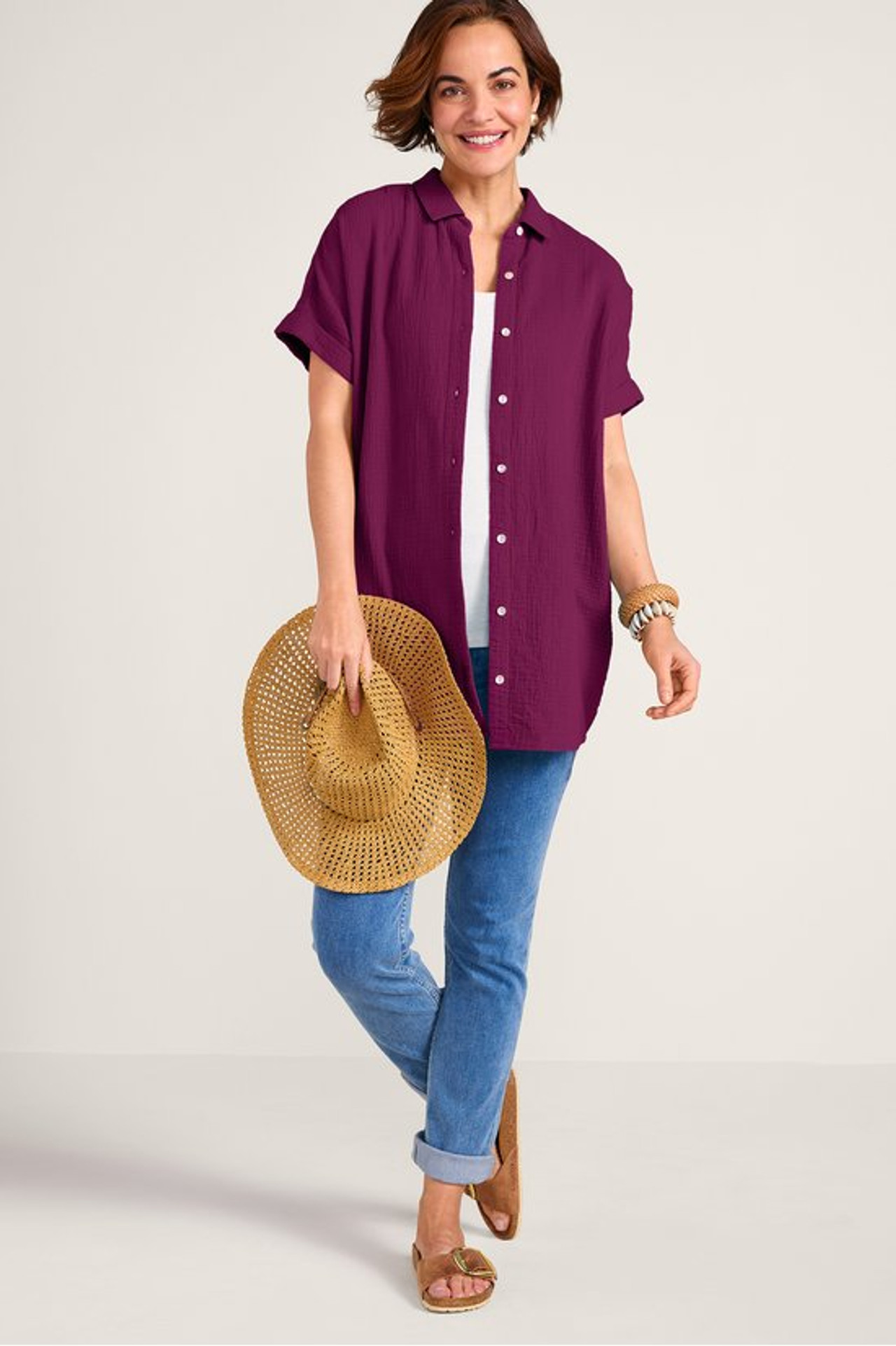 Je Veux Gauze Top1335