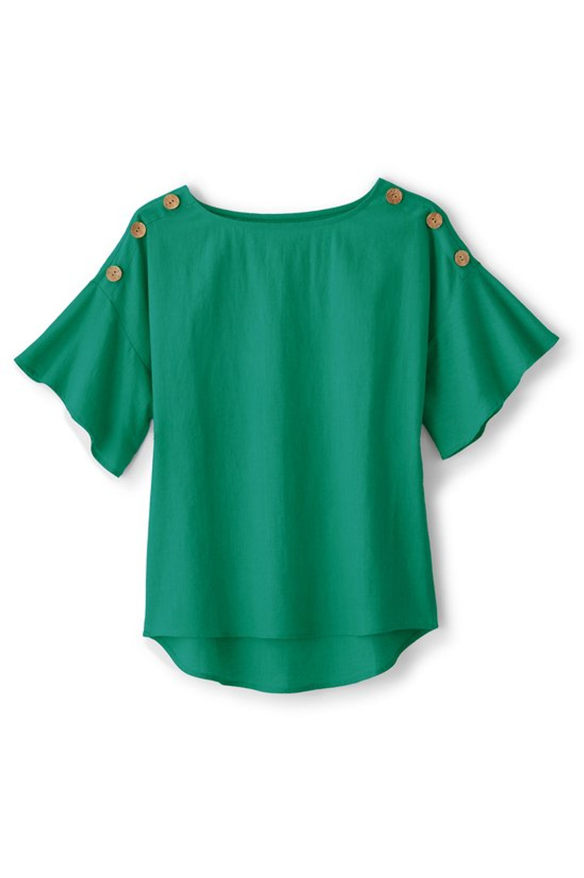 Andrea Linen Blend Pullover