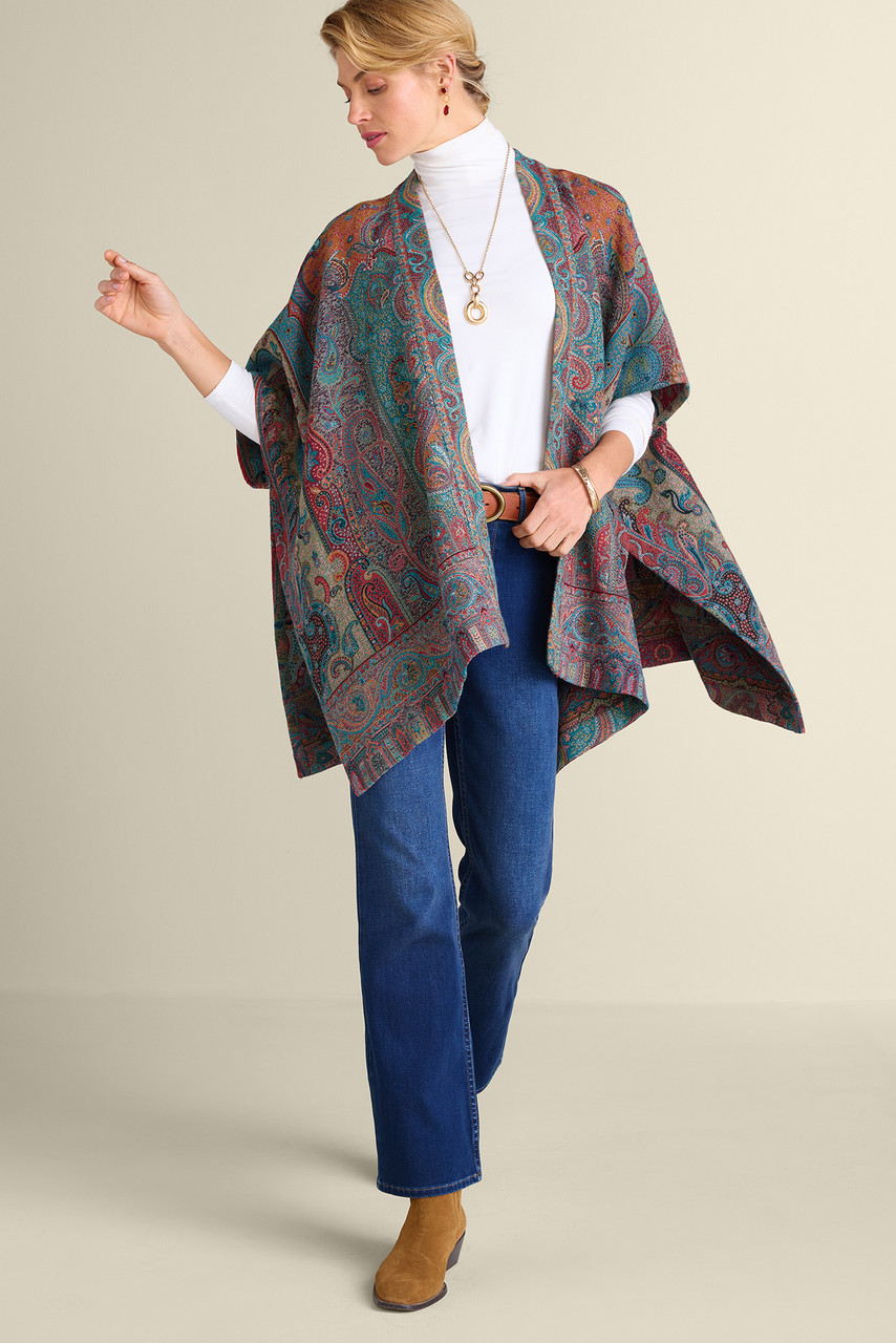 Rhea Woven Kimono Wrap