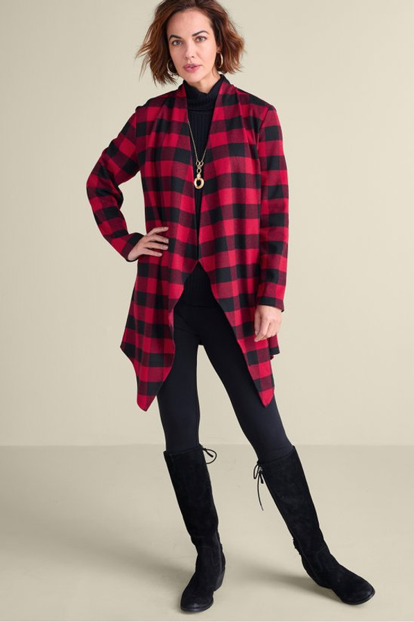 Mad About Plaid Topper