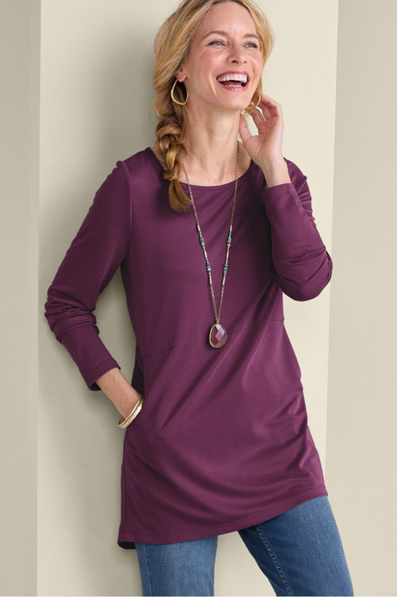 Fairfax Button-Back Tunic