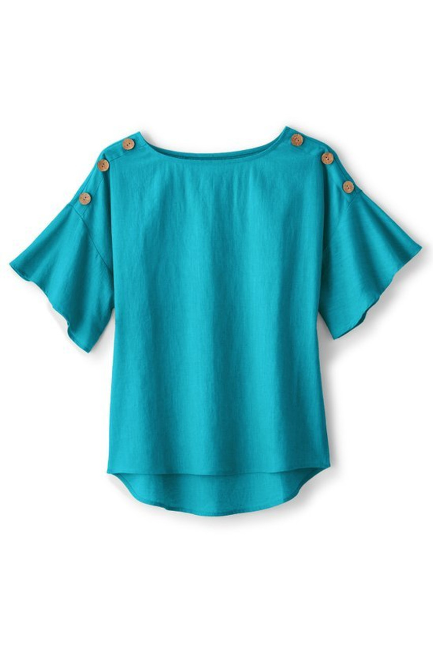 Andrea Linen Blend Pullover