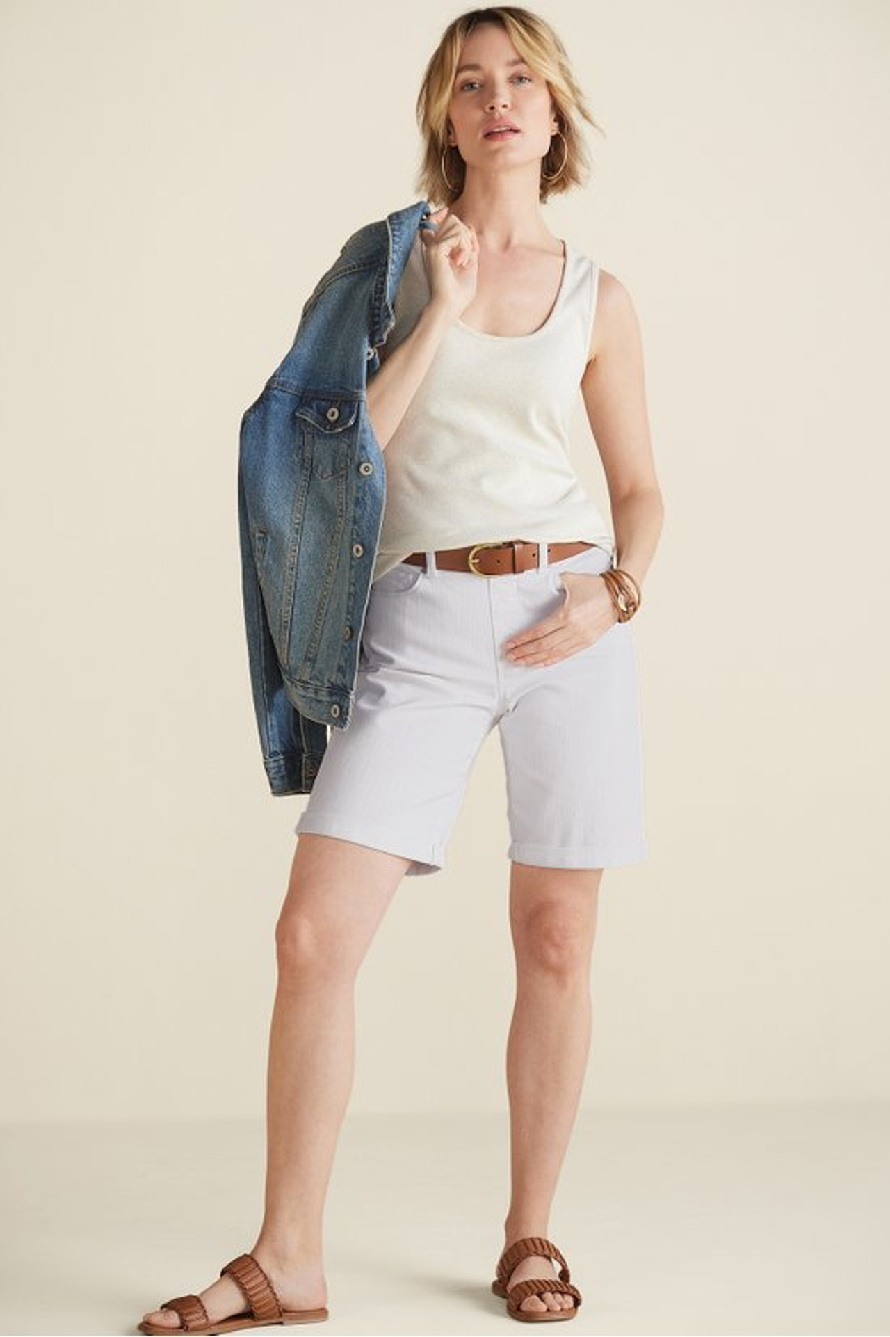 Ultimate Denim Pull On Relaxed Shorts