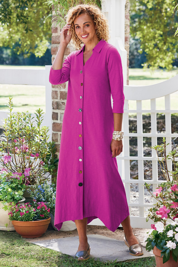 Danielle ¾ Sleeve Maxi Dress