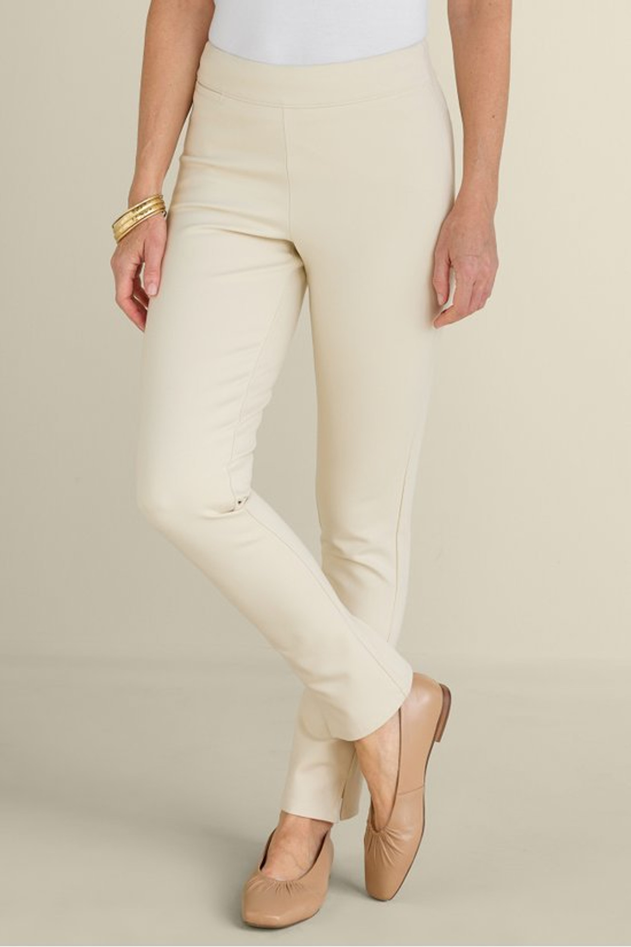 SoftEssential™ Ponte Slim Leg Pants1182