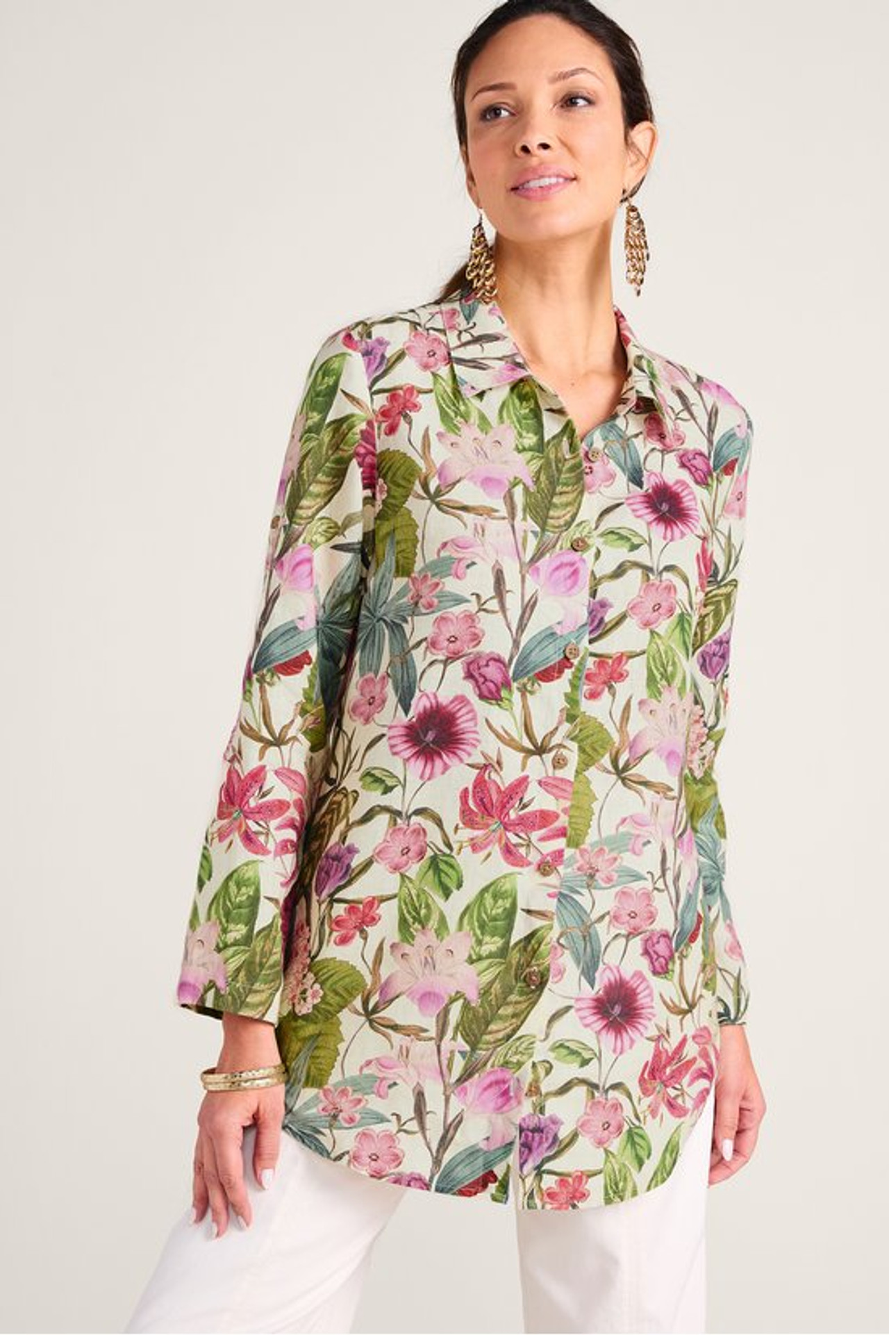 Outer Banks Linen Big Shirt