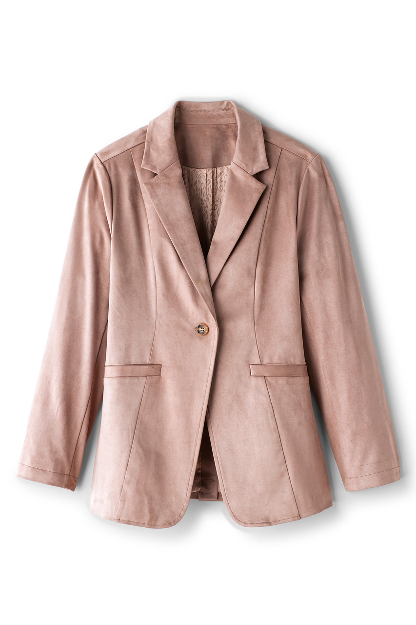 Breck Faux Suede Blazer