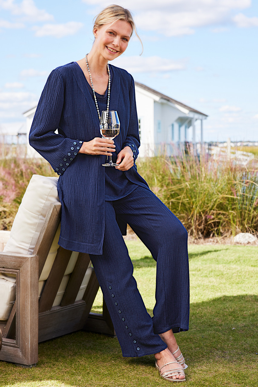 Oceo Gauze Wide-Leg Pants1474