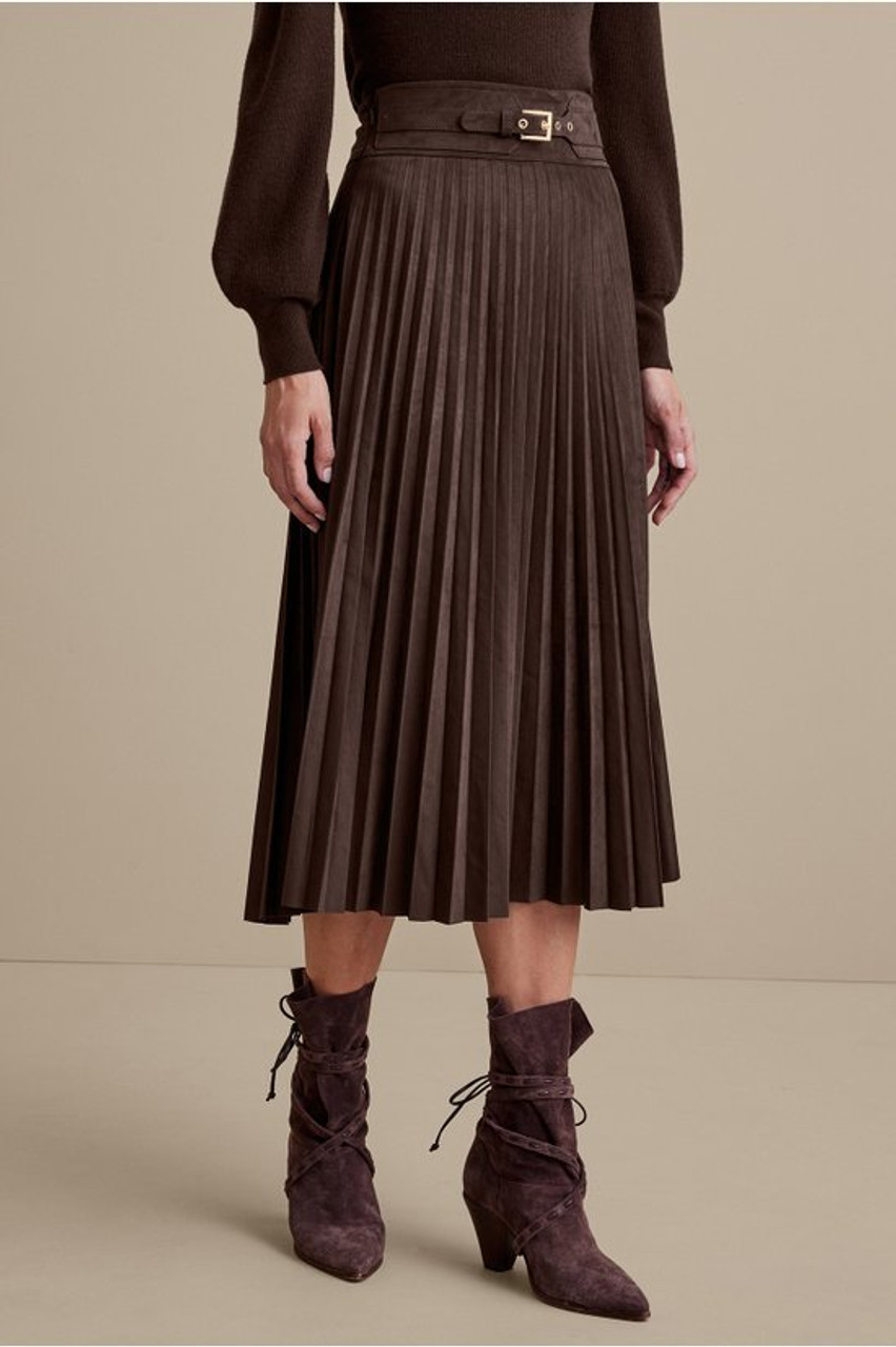 Lavina Faux Suede Skirt