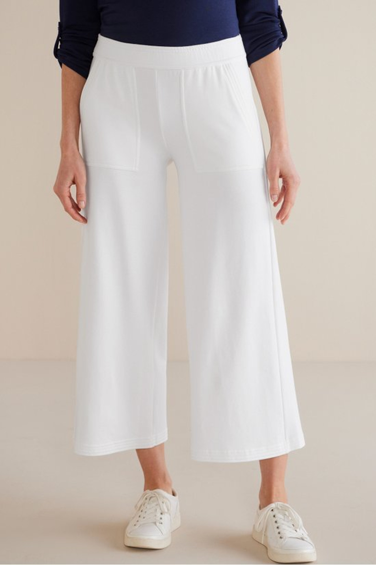 Fina French Terry Crop Pants