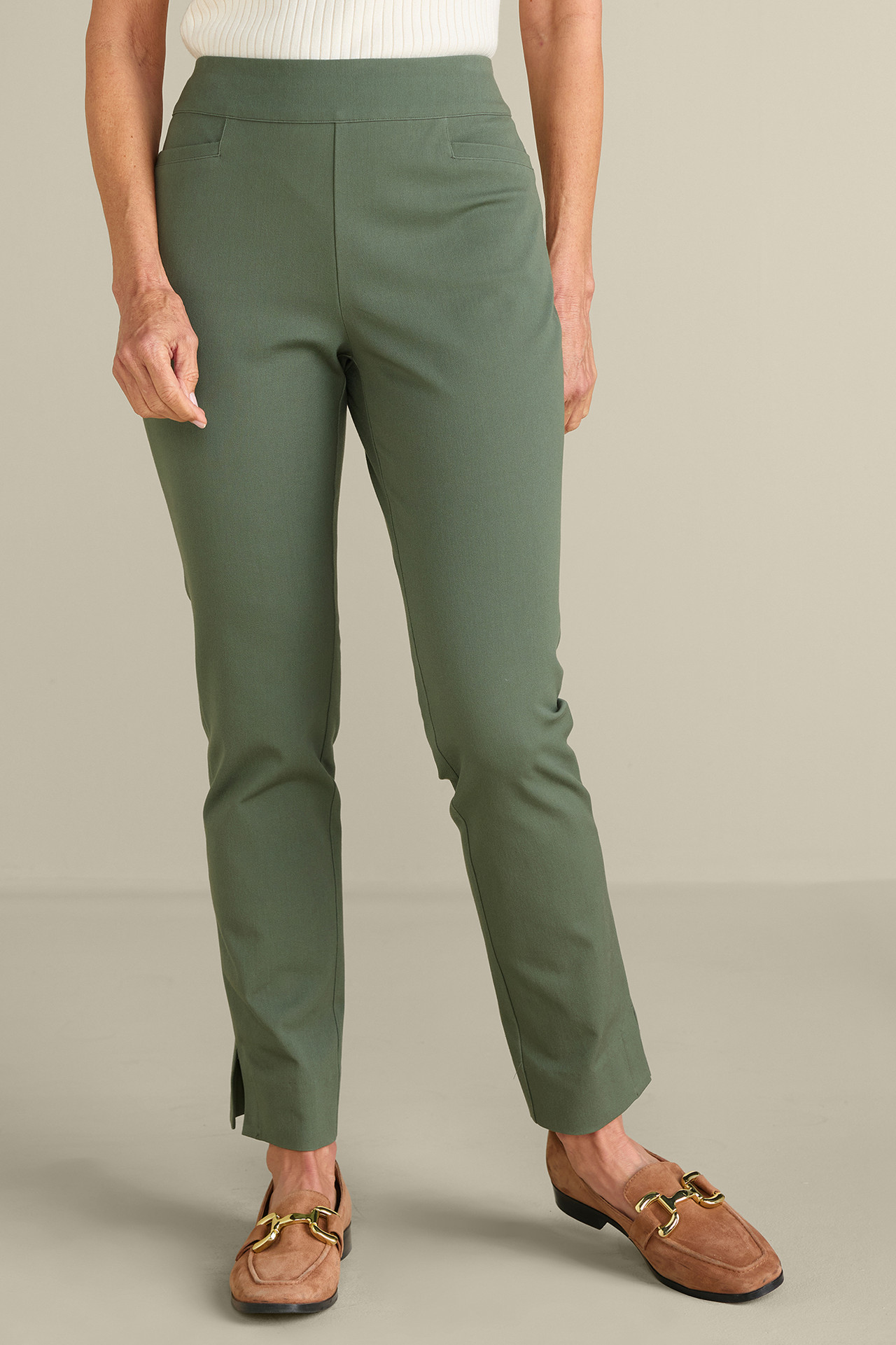 SoftEssential™ SUPERLA Slim Leg Ankle Pants1179