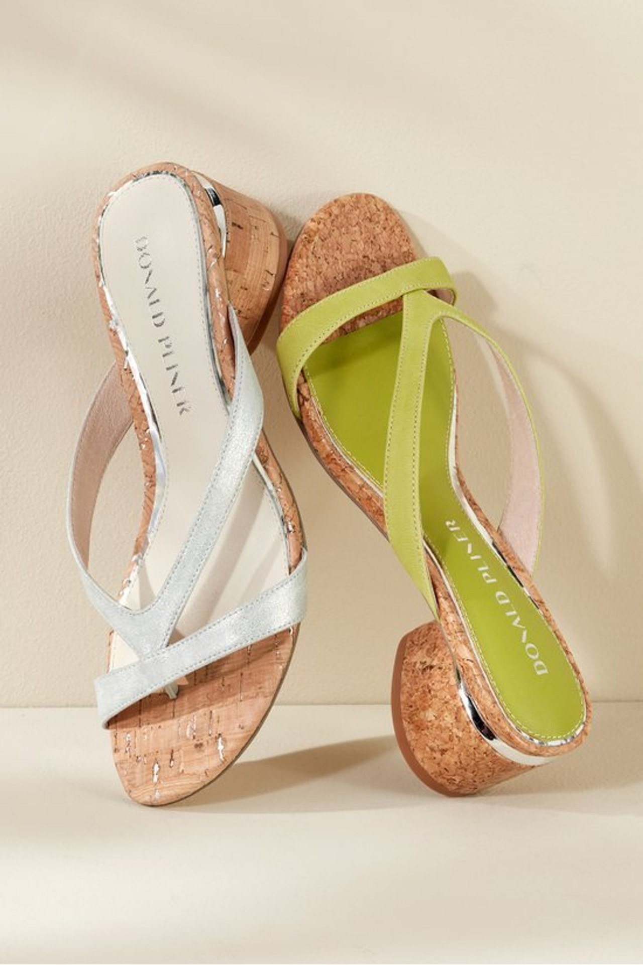 Donald Pliner Mida Cork Heel Slide