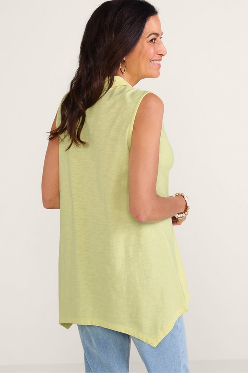 Danielle Button Sleeveless Tunic1253
