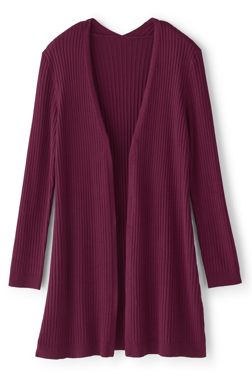 SoftEssential™ Ribbed Long Cardi1483