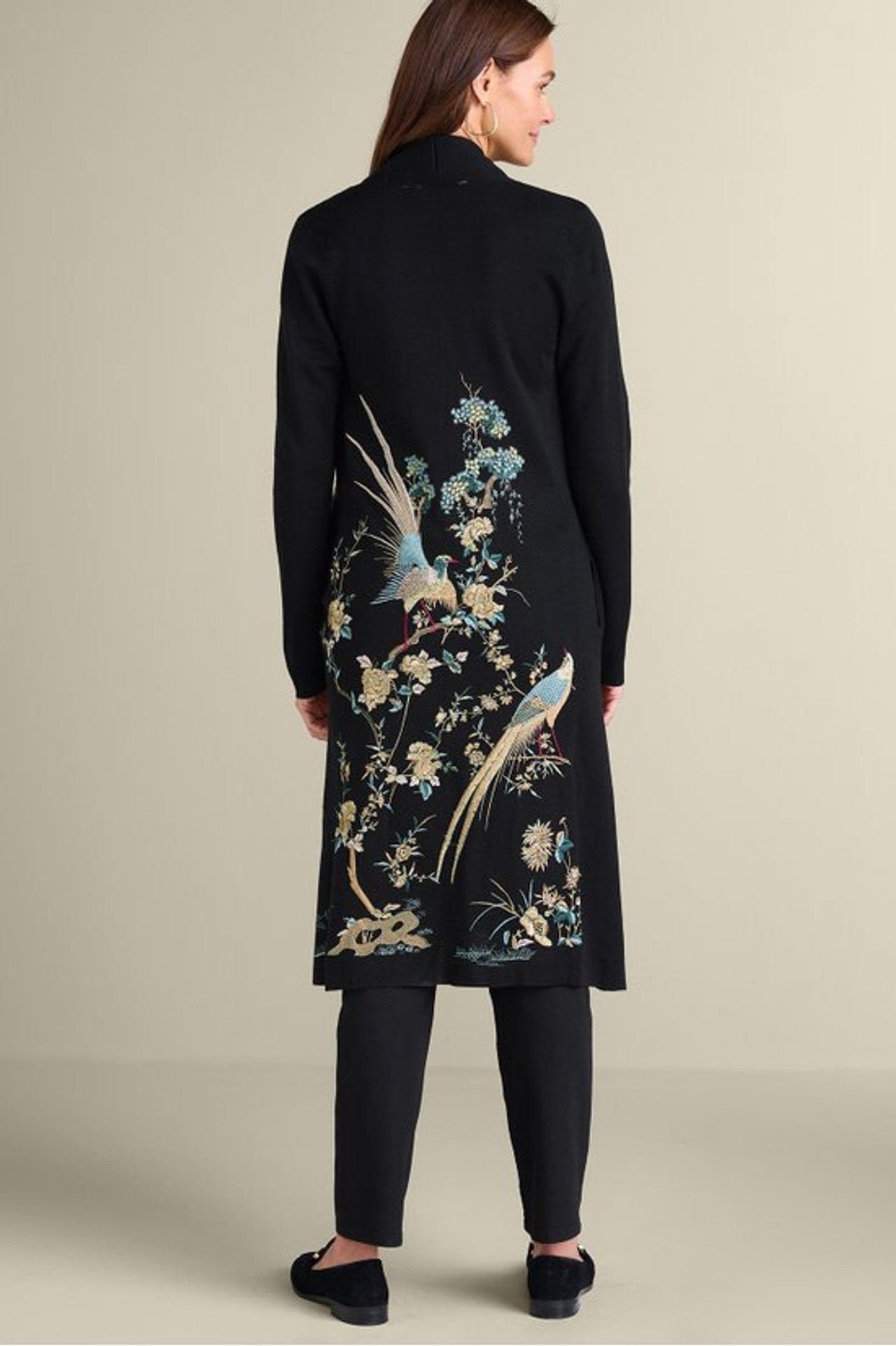 Ava Embroidered Cardigan