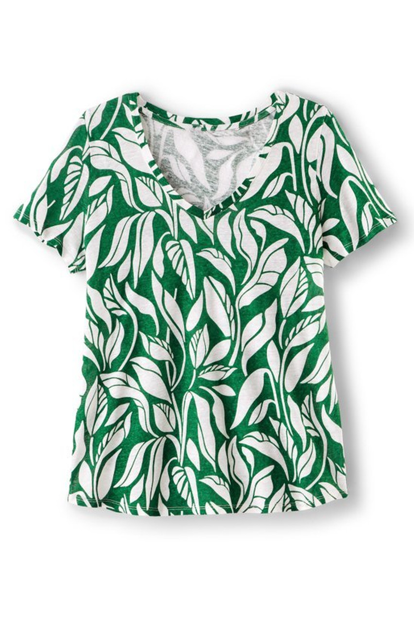 Aubrey Linen Slub Tee