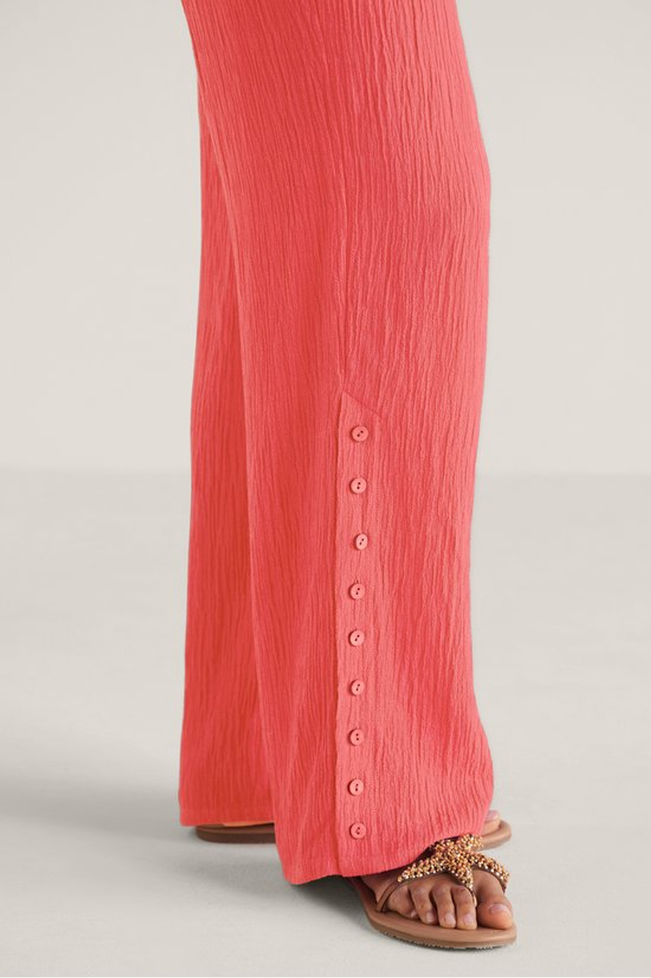 Oceo Gauze Wide-Leg Pants1474