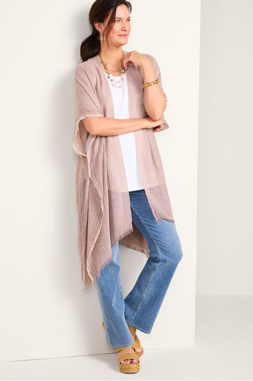 Astra Sequined Ruana