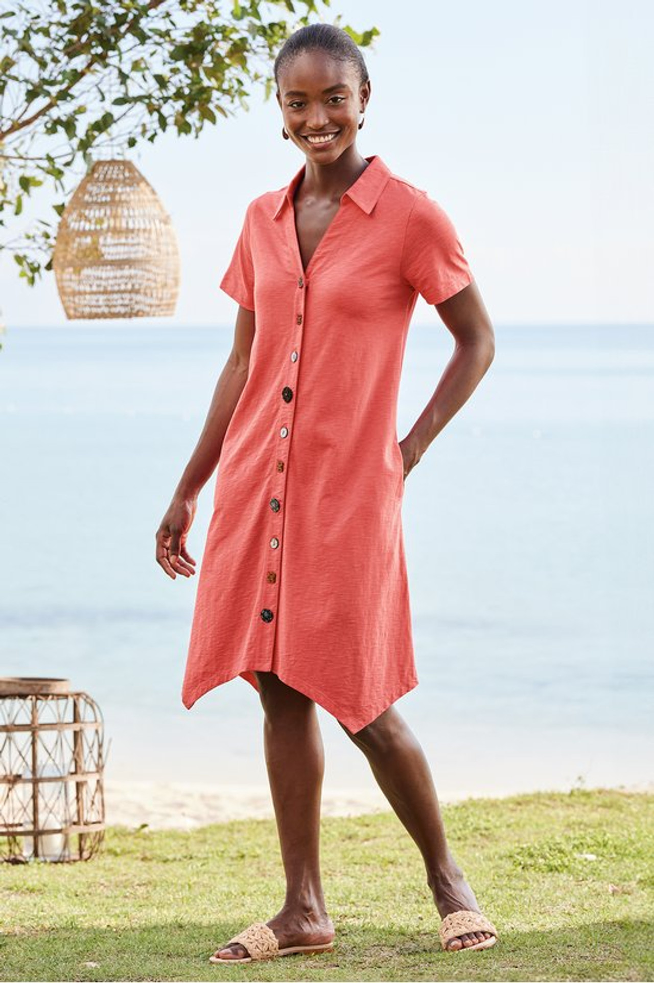 Danielle Button Dress1338