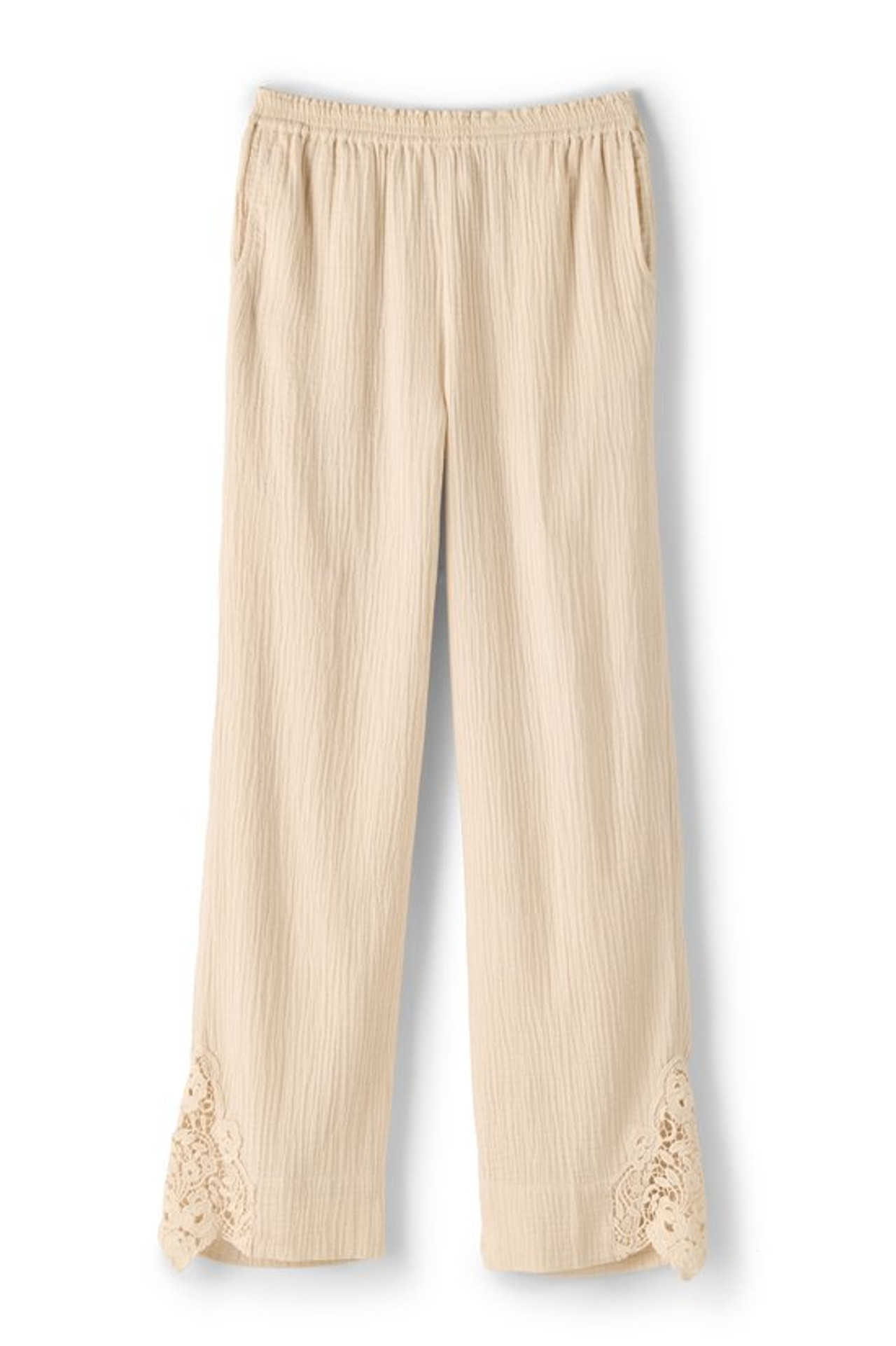 Hint of Lace Gauze Pants