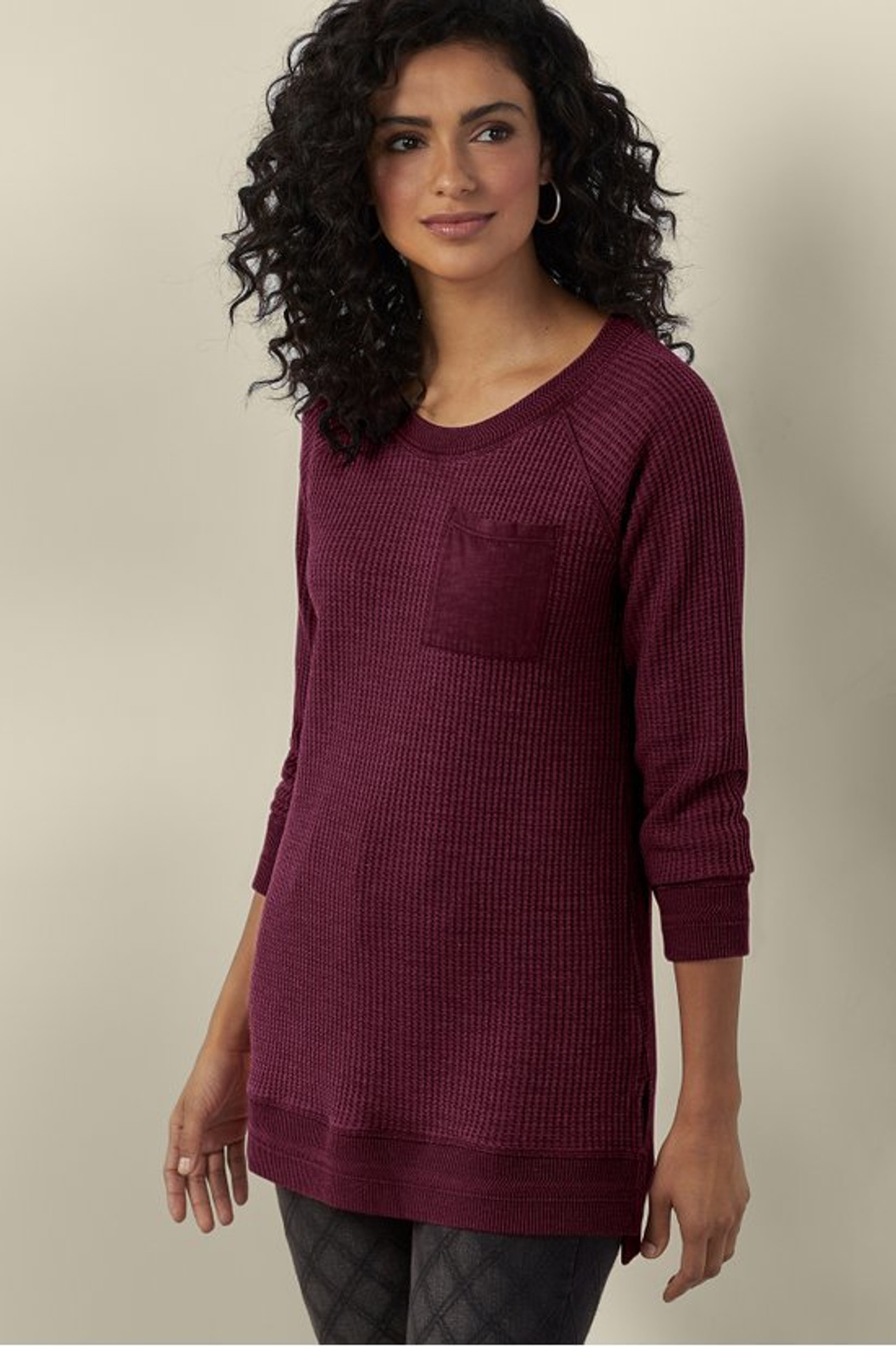Autumn Waffle Tunic