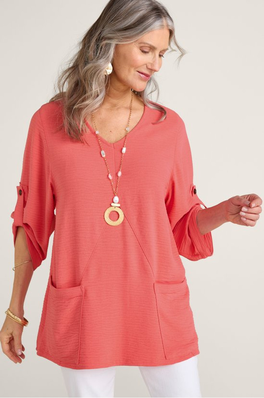 Josette Textured Tunic