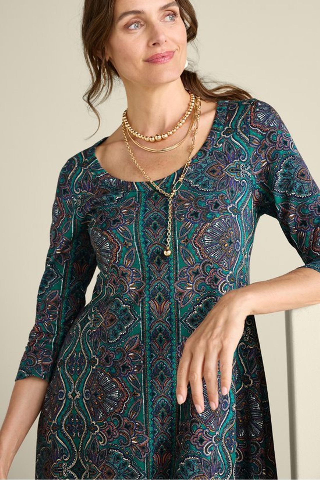 Santiago 3/4 Sleeve Dress1183