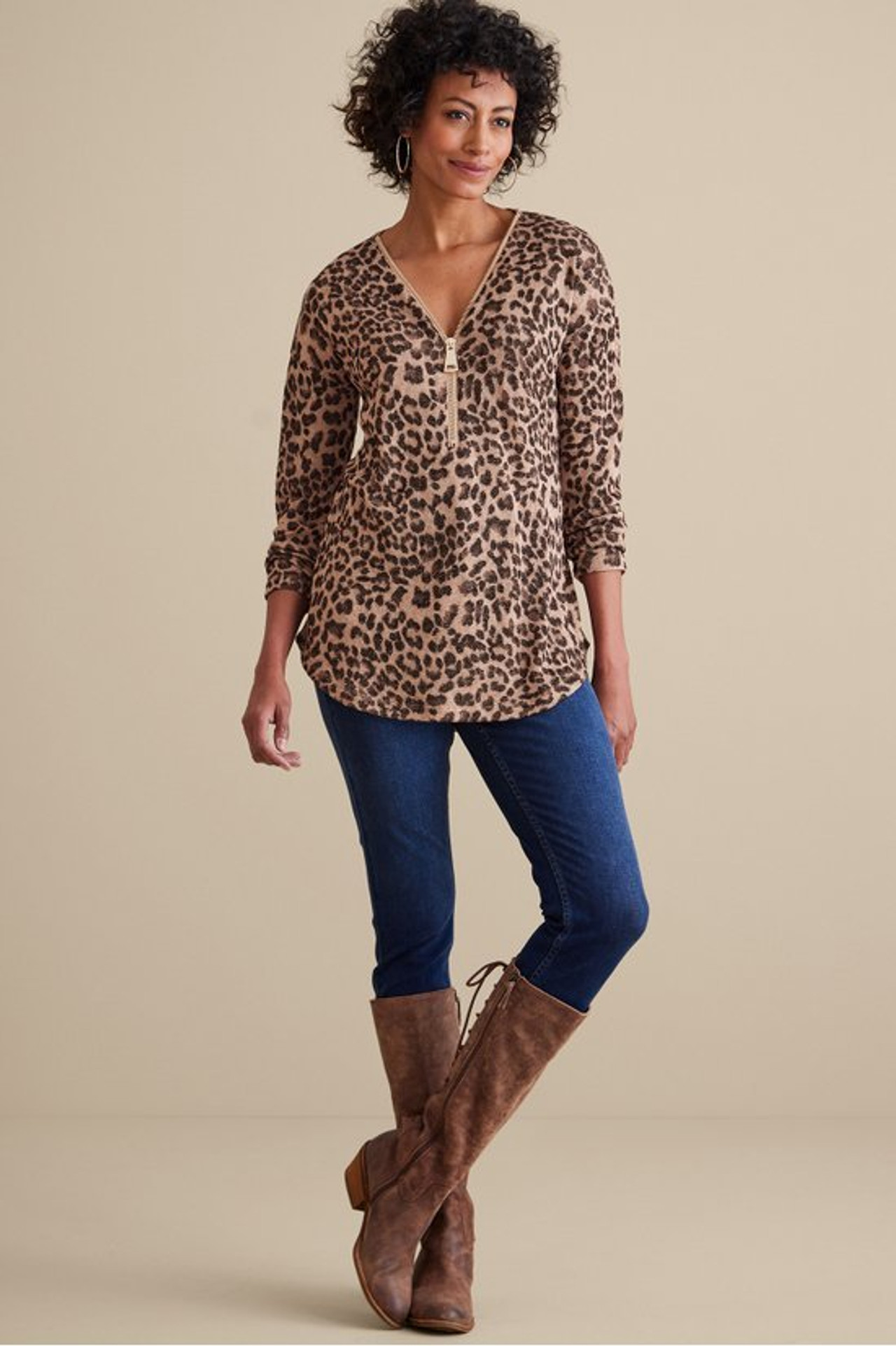 Valentina Zip Sweater   2216