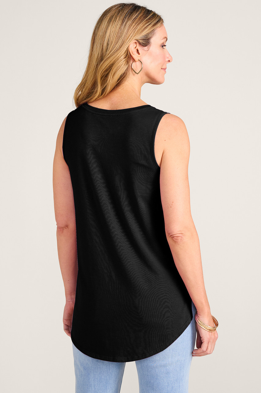 SoftEssential™ Supima® Isabel Sleeveless Tunic